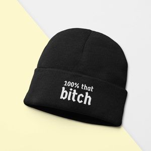 100% That Bitch Lizzo Beanie One of a Kind